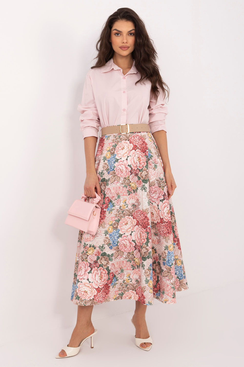 Spódnica Model IT-SD-FL9850-2.17 Pink - Italy Moda