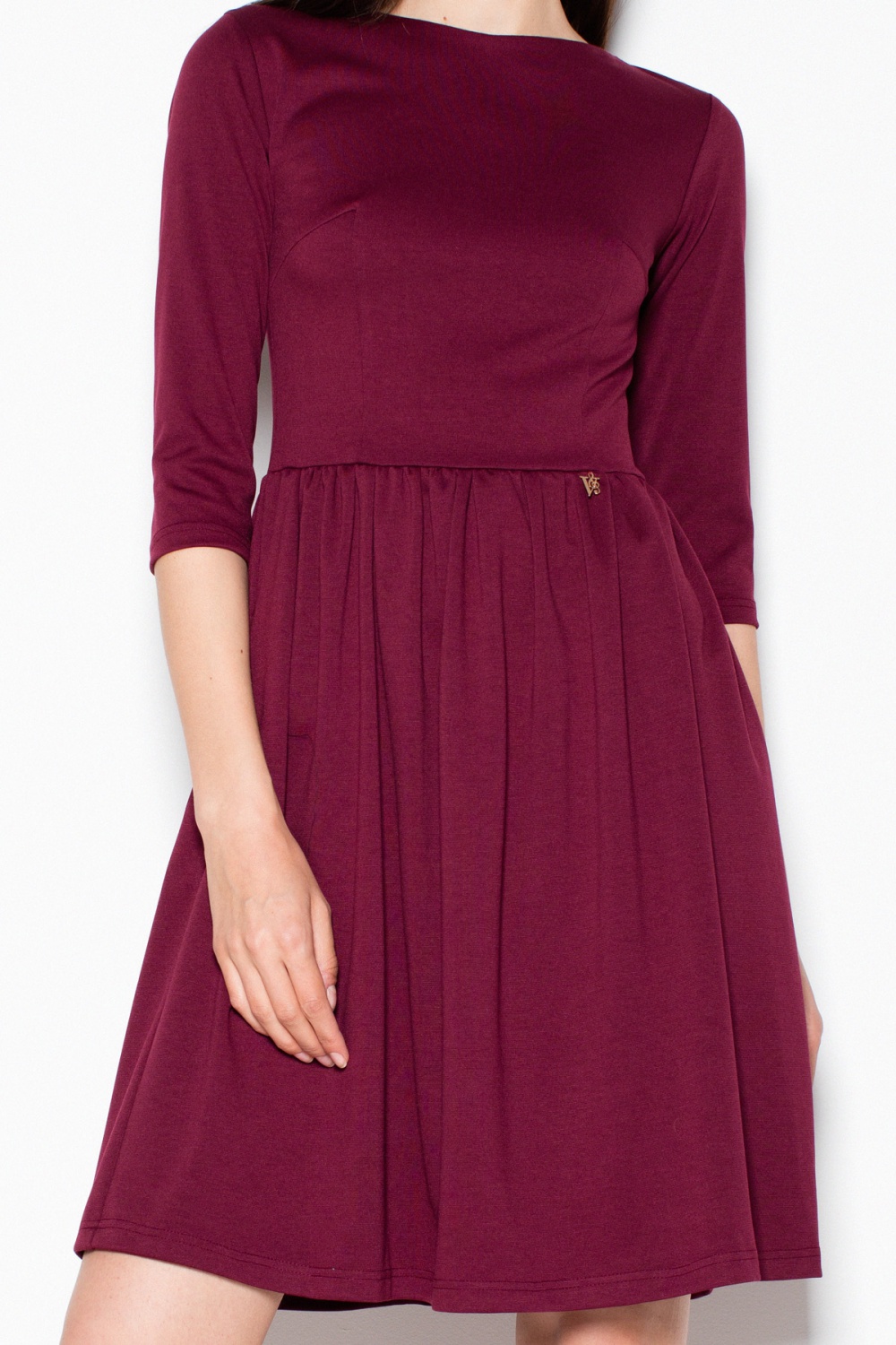 Sukienka Model VT079 Bordo - Venaton — zdjęcie 2