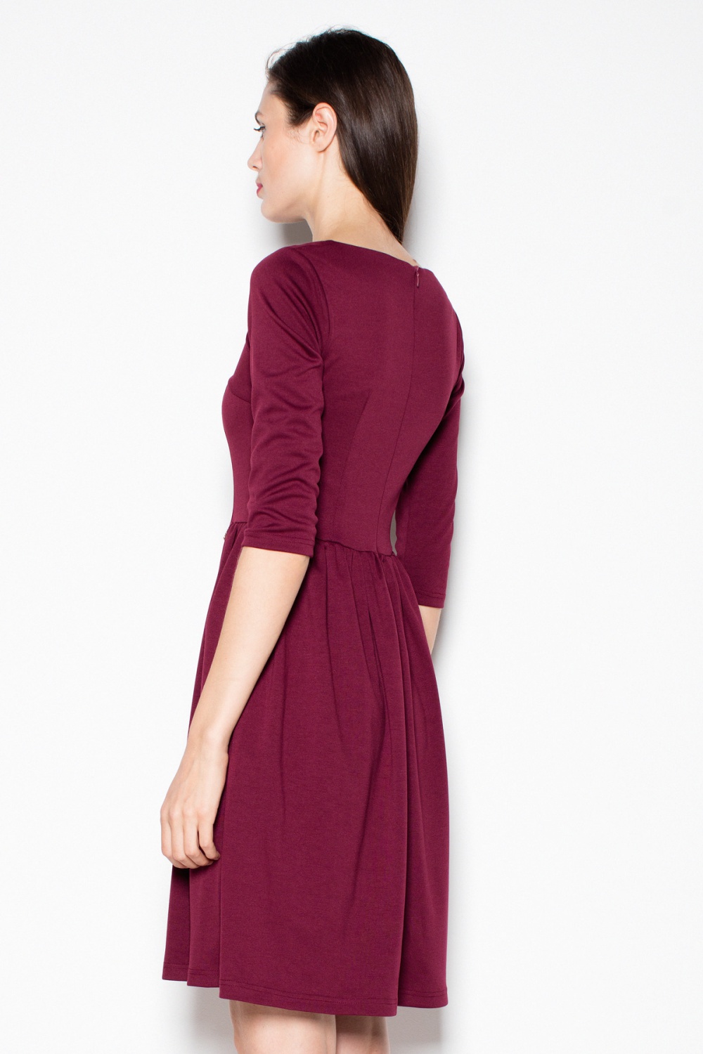 Sukienka Model VT079 Bordo - Venaton — zdjęcie 3