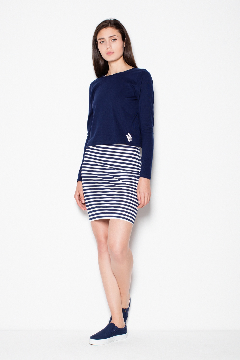 Sukienka Model VT065 Navy - Venaton — zdjęcie 2