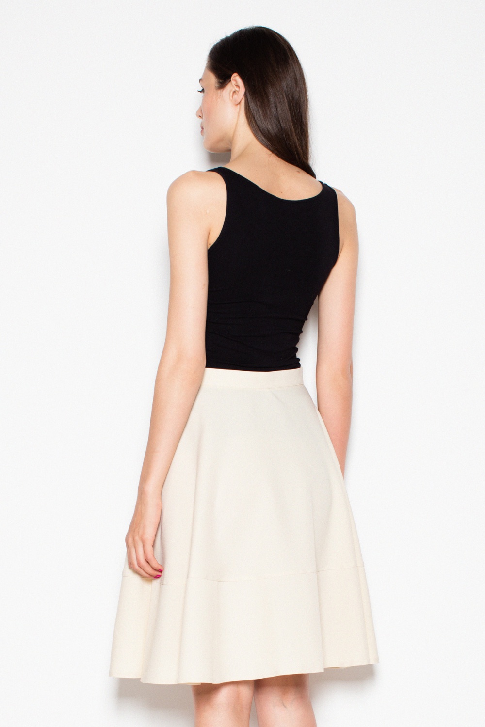 Spódnica Model VT051 Beige - Venaton — zdjęcie 3
