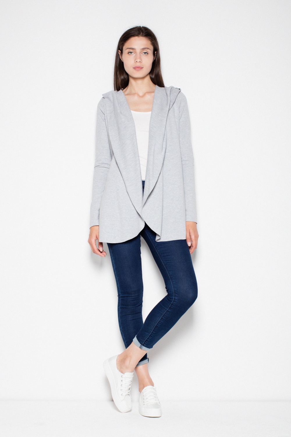 Bluza Damska Model VT037 Grey - Venaton — zdjęcie 2