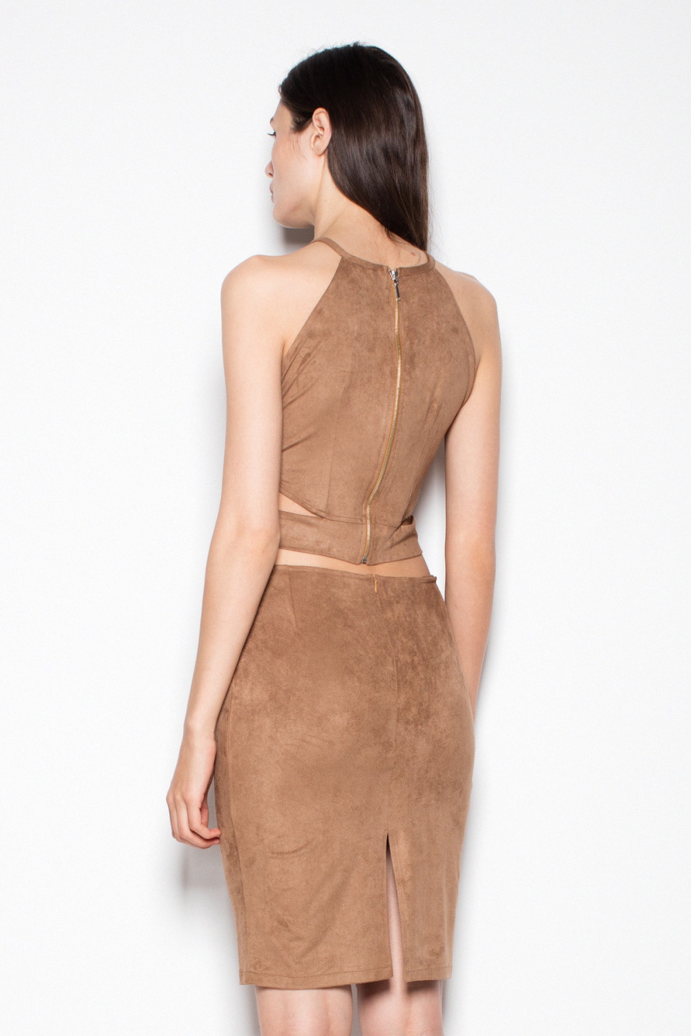 Spódnica Komplet Model VT031 Brown - Venaton — zdjęcie 2