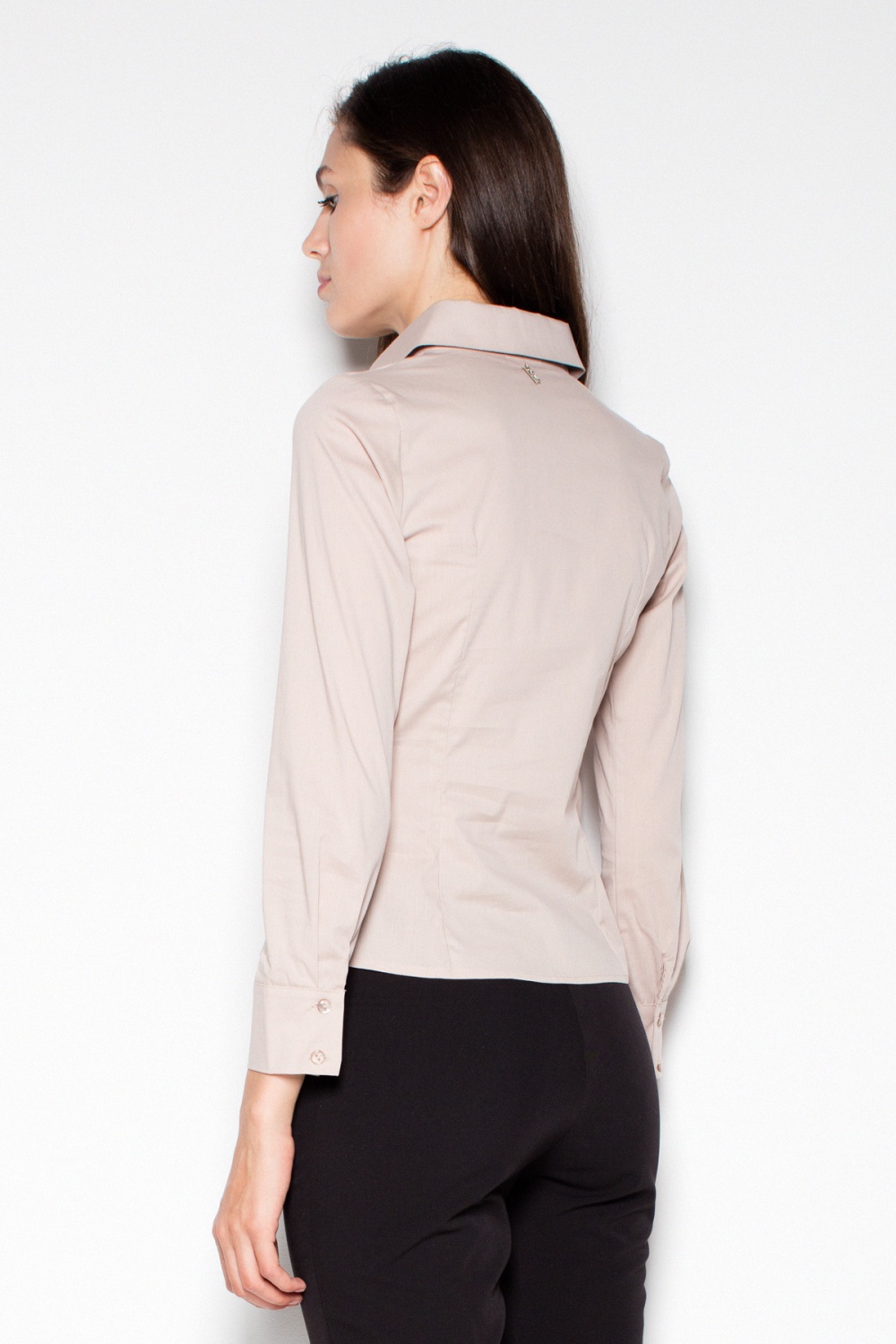 Koszula Damska Model VT028 Beige - Venaton — zdjęcie 3