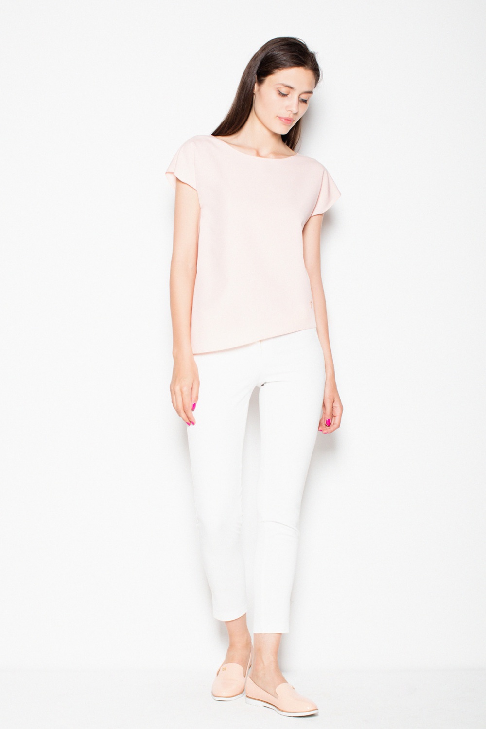 Bluzka Model VT008 Pink - Venaton — zdjęcie 2