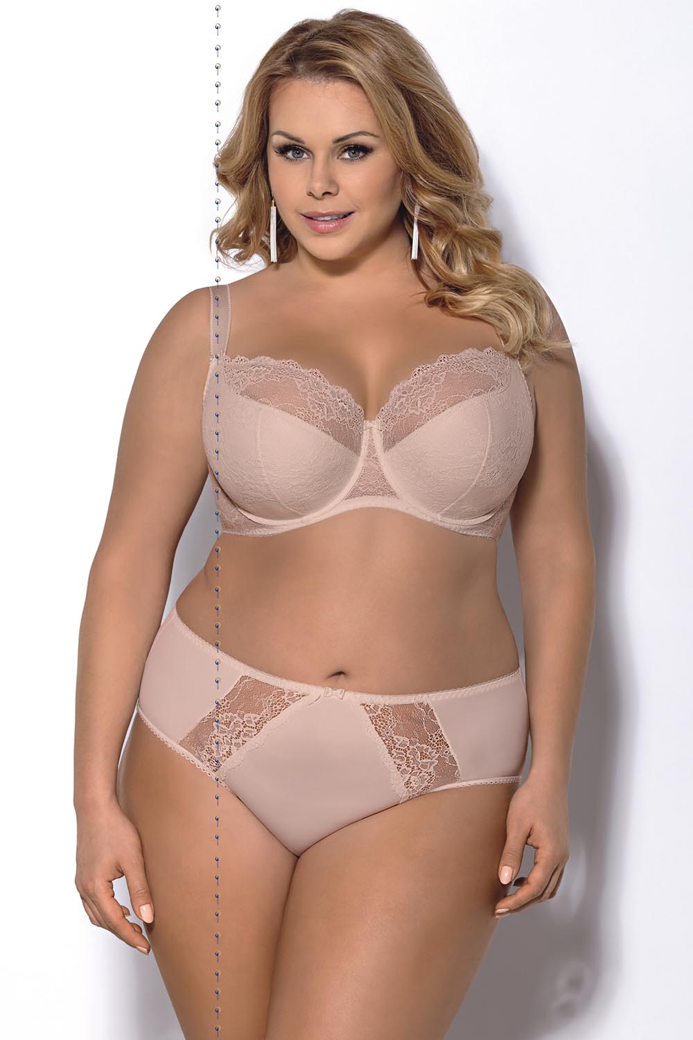 Figi Model K358 Blanca Beige - Gorsenia Lingerie — zdjęcie 2