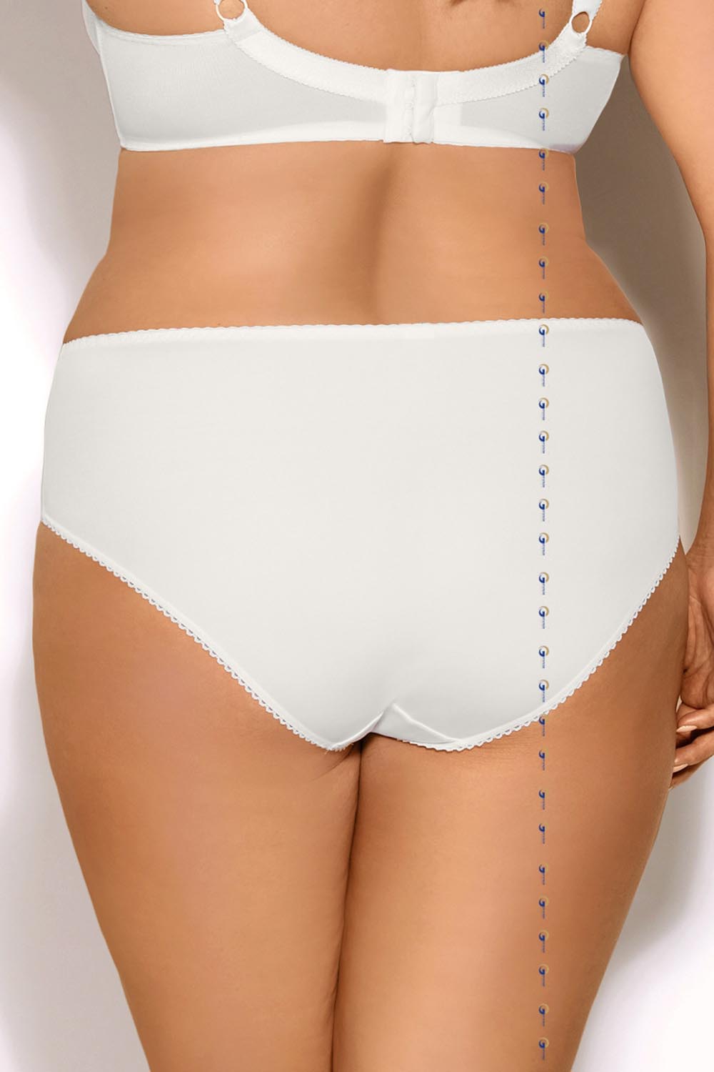 Figi Model K358 Blanca Ecru - Gorsenia Lingerie — zdjęcie 3