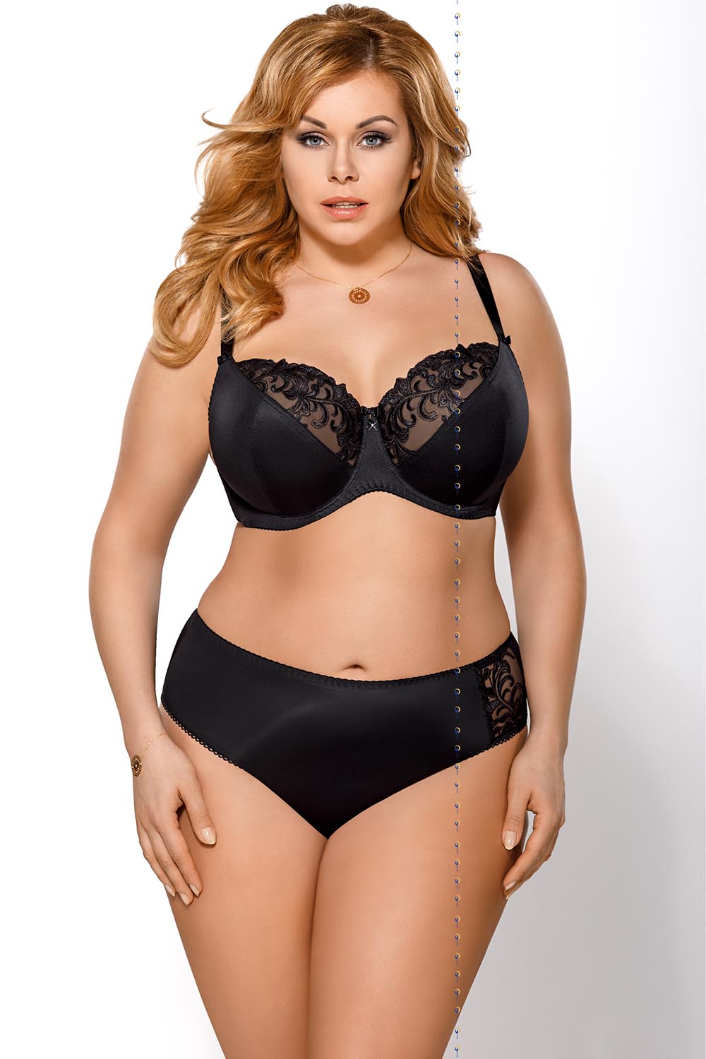Figi Model K379 Victoria Black - Gorsenia Lingerie — zdjęcie 2