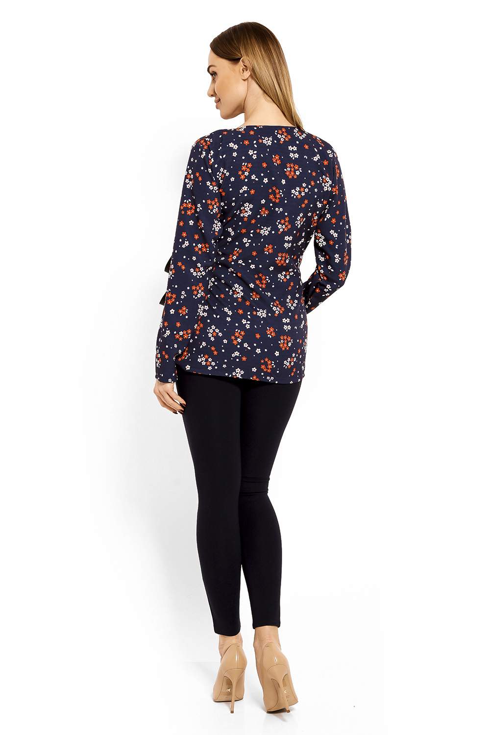 Bluzka Ciążowa Model 1626DC Flowers - PeeKaBoo — zdjęcie 3