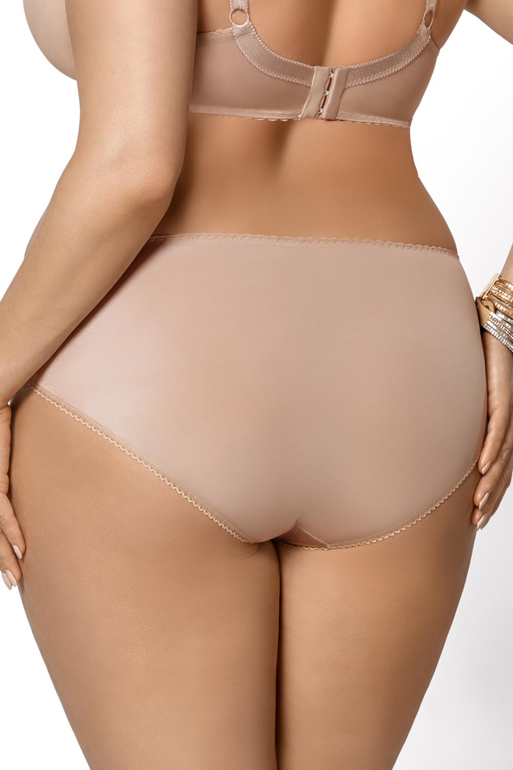 Figi Model K379 Victoria Beige - Gorsenia Lingerie — zdjęcie 3