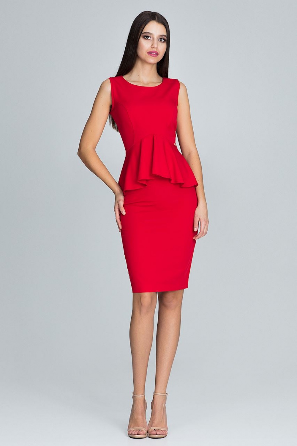 Sukienka Komplet Model M605 Red - Figl — zdjęcie 2