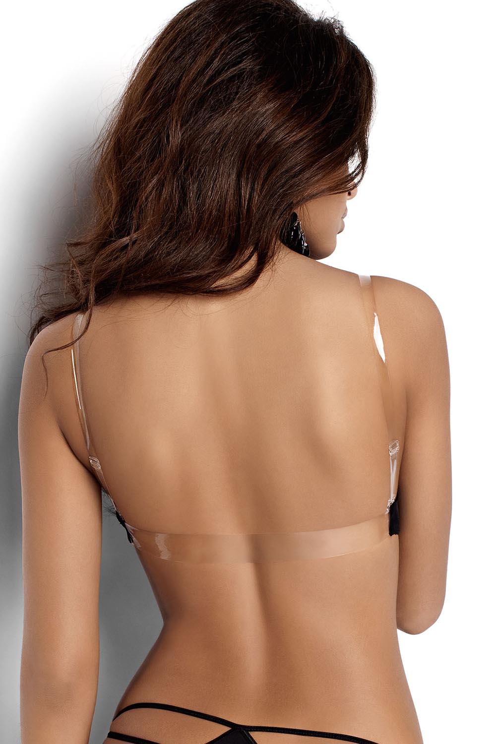 Biustonosz push up Biustonosz Push-up Model 537/1 Paula Black - Mat — zdjęcie 2