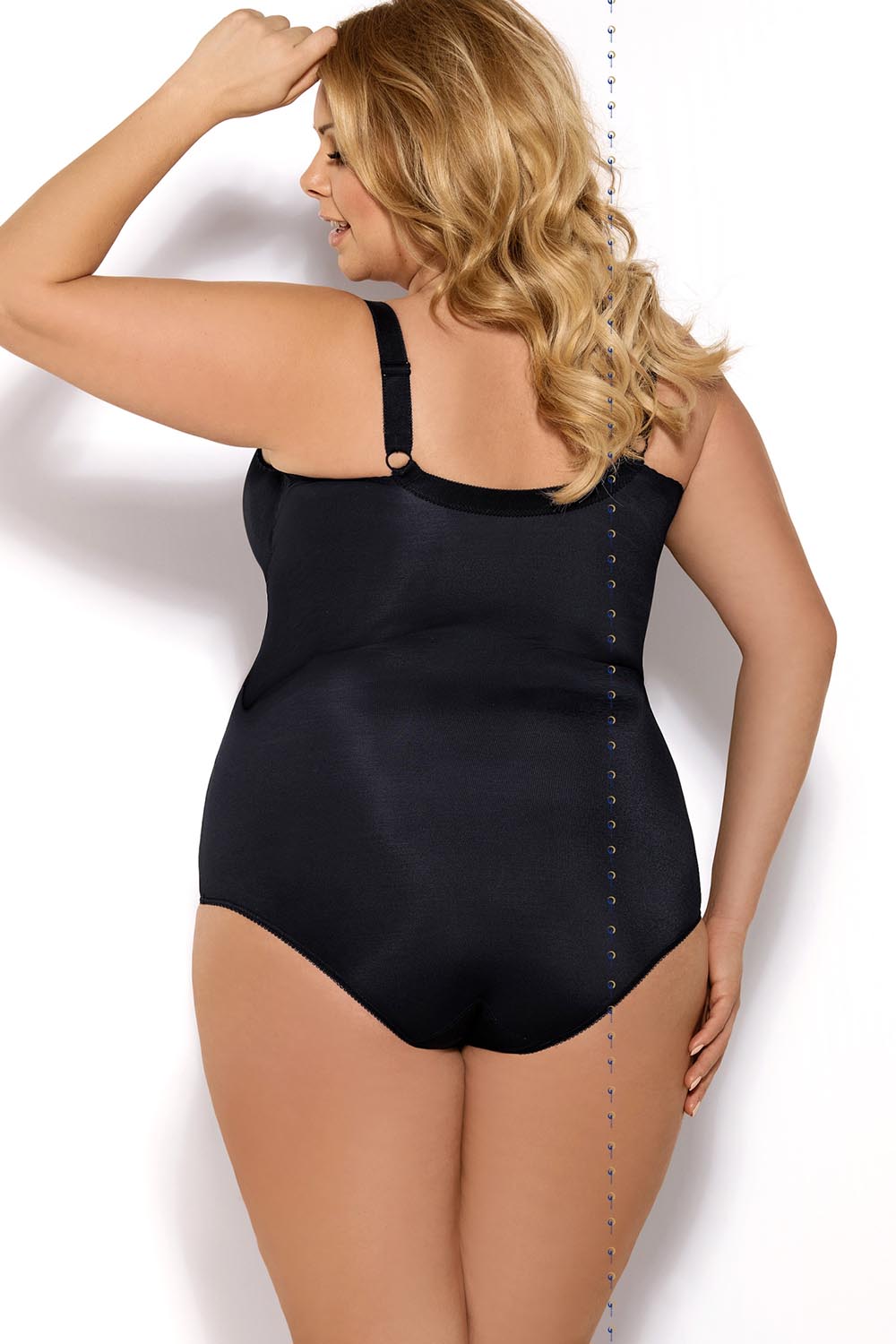 Gorsety, body, pasy Body Model K356 Gala Black - Gorsenia Lingerie — zdjęcie 2