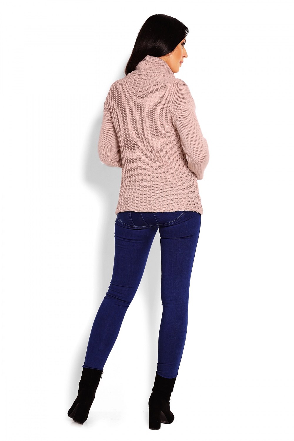 Golf Damski Model 70014 Latte - PeeKaBoo — zdjęcie 3