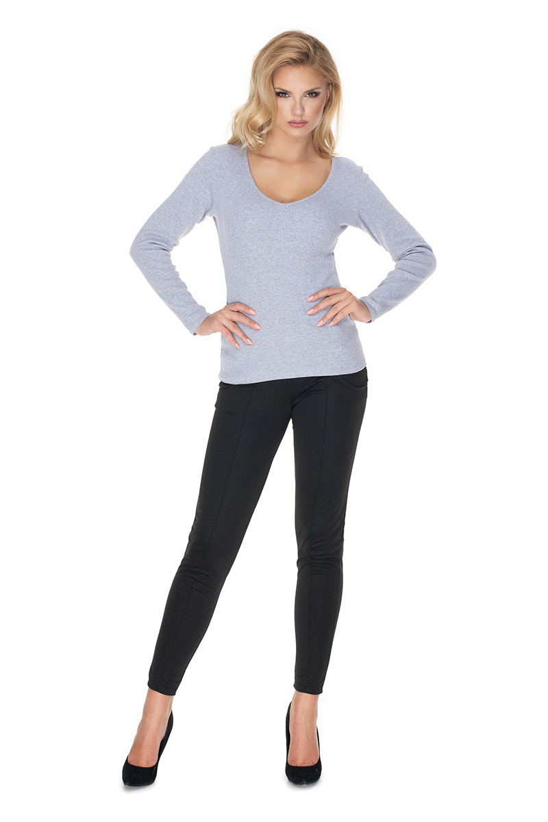 Bluzka Model 0165 Grey - PeeKaBoo — zdjęcie 2