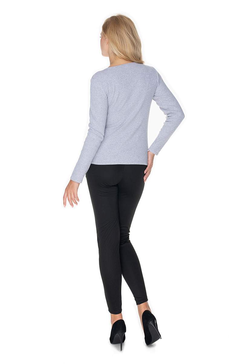 Bluzka Model 0165 Grey - PeeKaBoo — zdjęcie 3