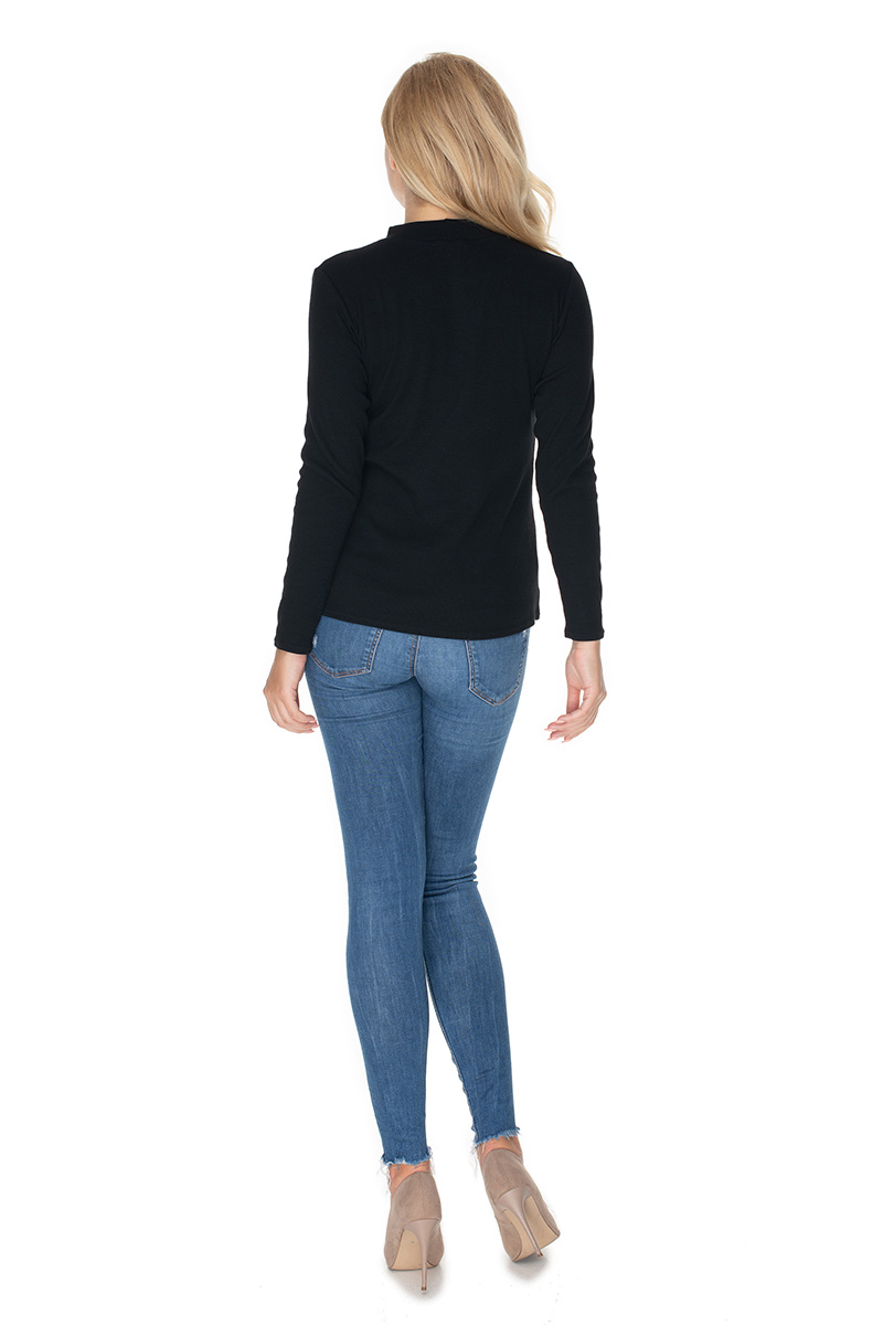 Bluzka Model 0166 Black - PeeKaBoo — zdjęcie 3