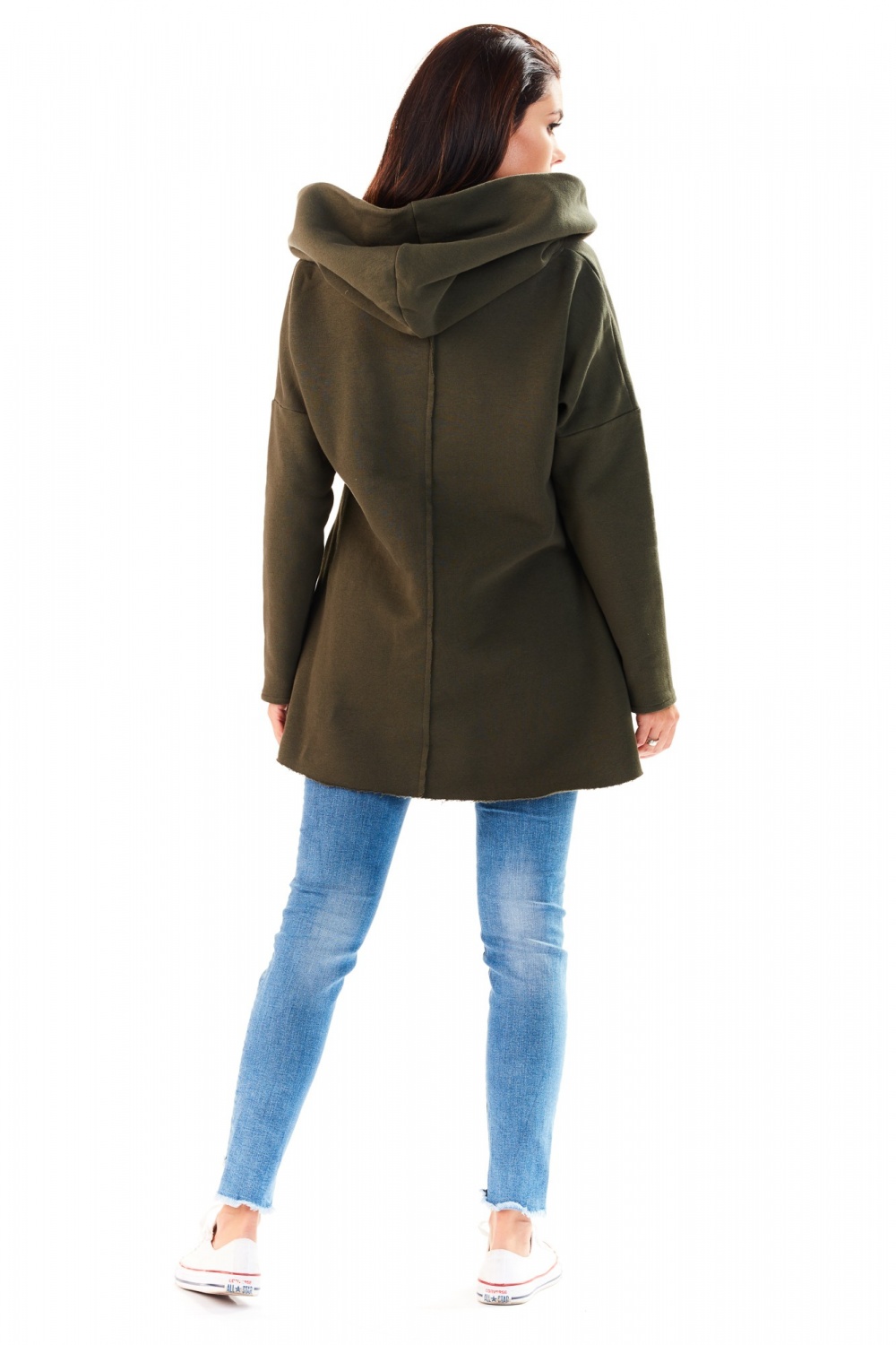 Bluza Model A200 Khaki - awama — zdjęcie 3