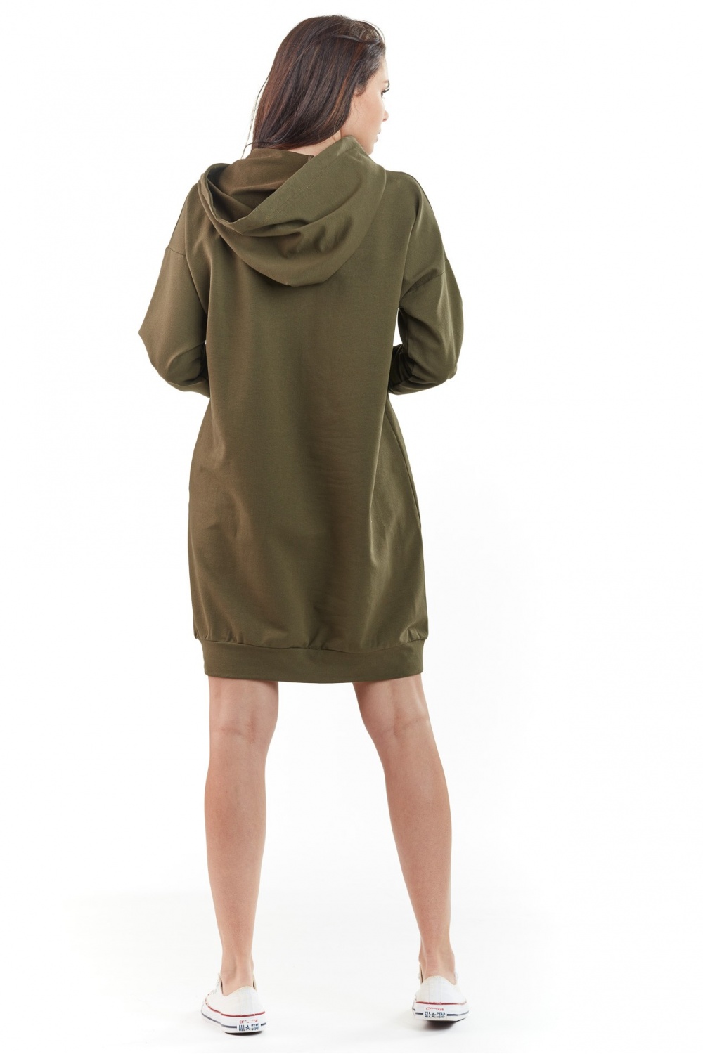Bluza Damska Model A212 Khaki - awama — zdjęcie 3