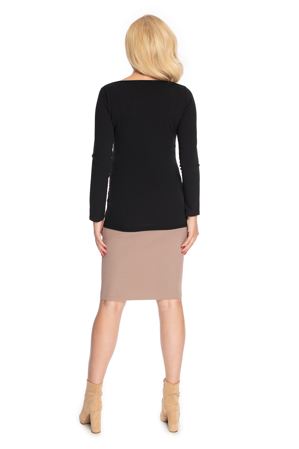 Bluzka Model 1708 Black - PeeKaBoo — zdjęcie 3