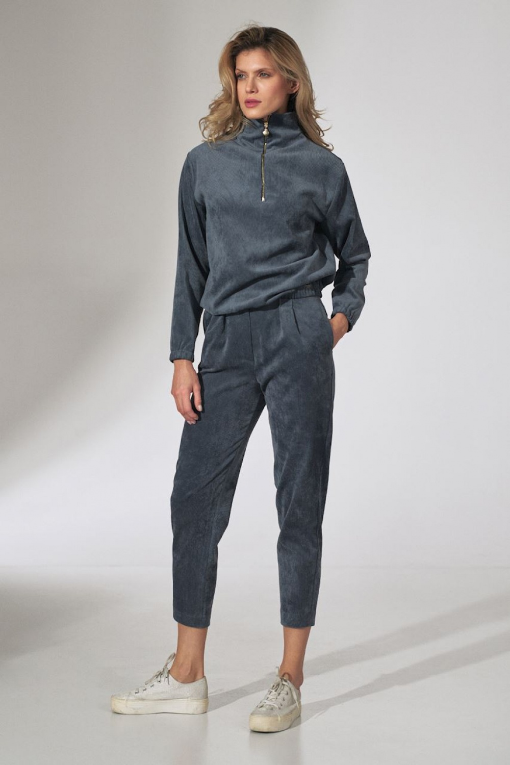 Bluza Damska Model M741 Blue - Figl — zdjęcie 2