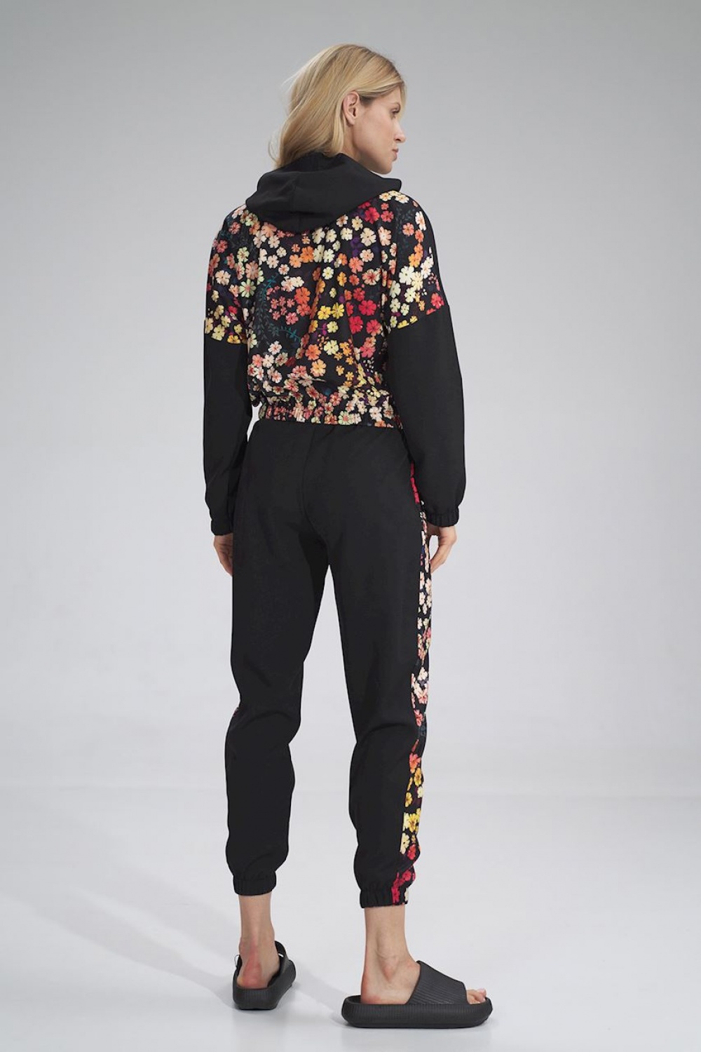 Spodnie Damskie Model M756 Black/Wzór 122 - Figl — zdjęcie 2