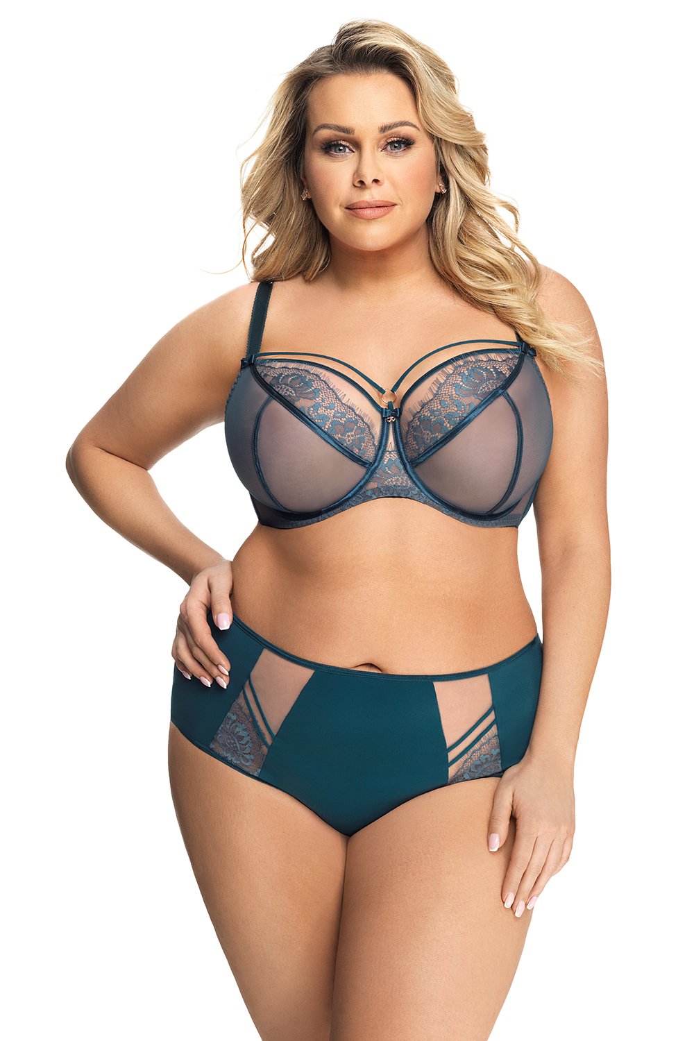 Biustonosz Soft Model Paradise K496 Green - Gorsenia Lingerie — zdjęcie 2