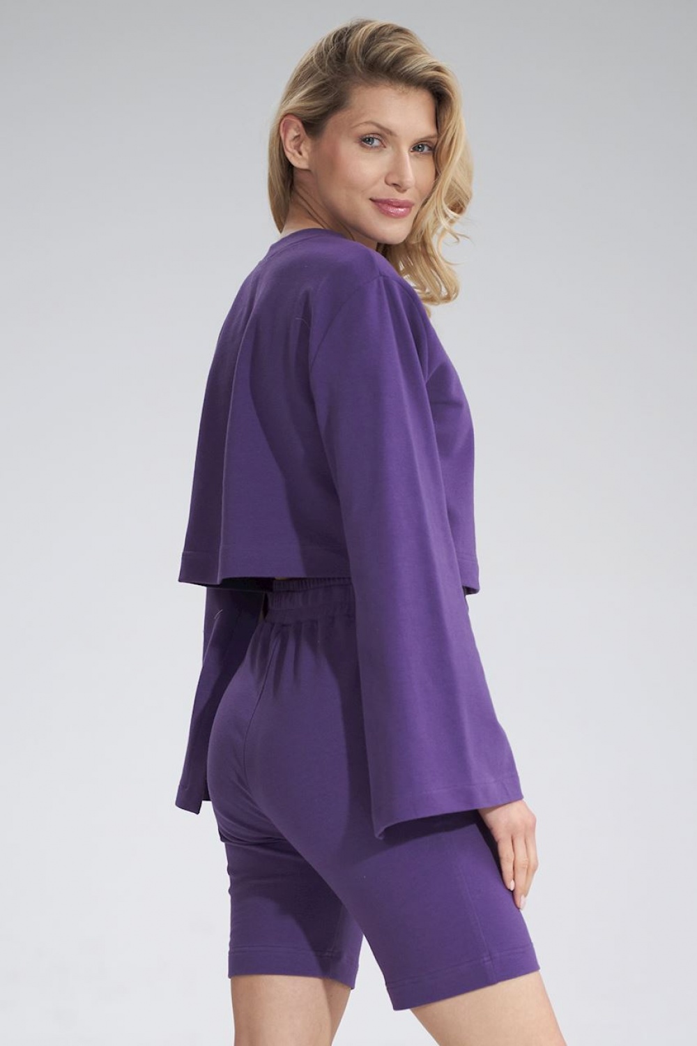 Bluza Damska Model M774 Violet - Figl — zdjęcie 3