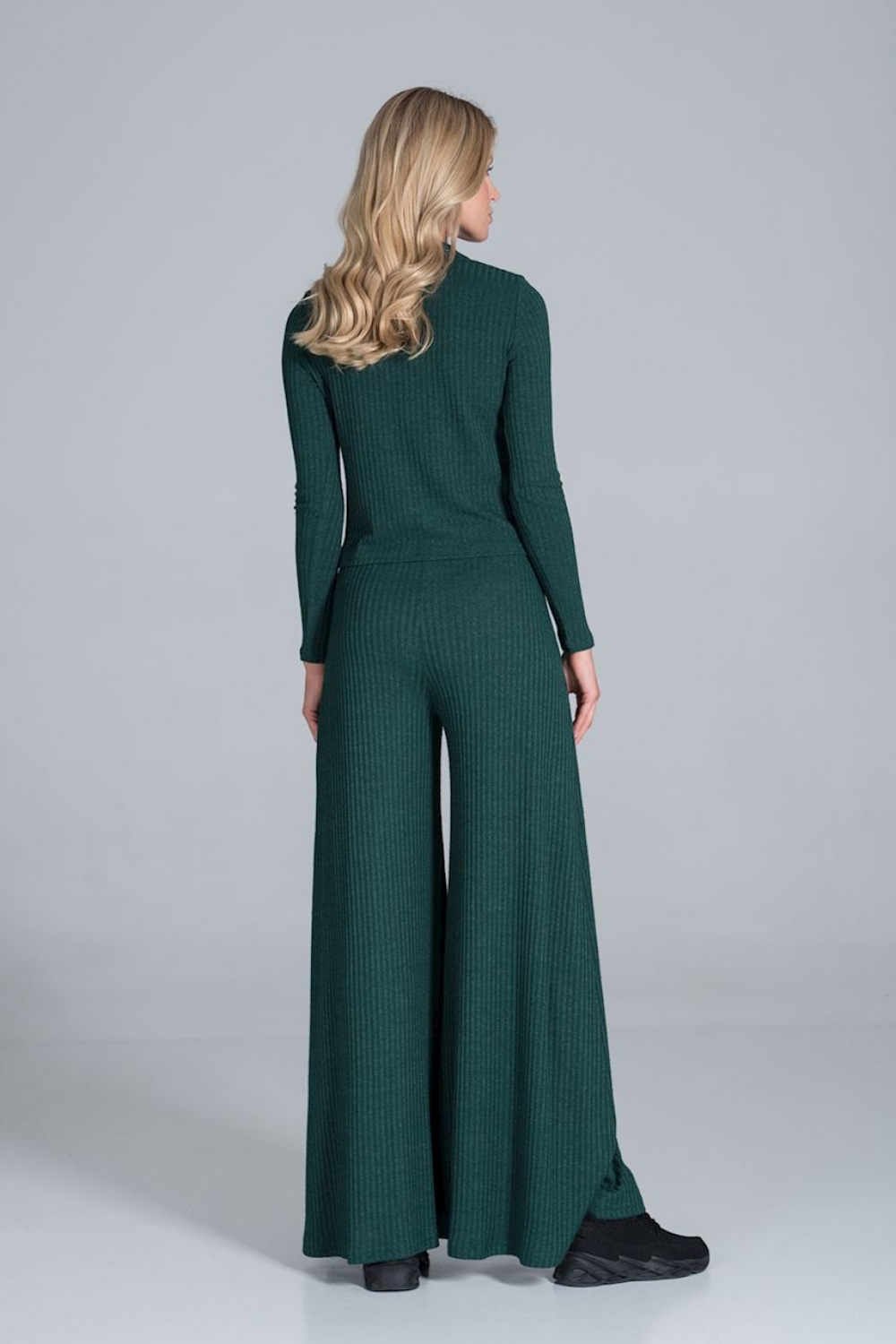 Spodnie Damskie Model M820 Green - Figl — zdjęcie 3