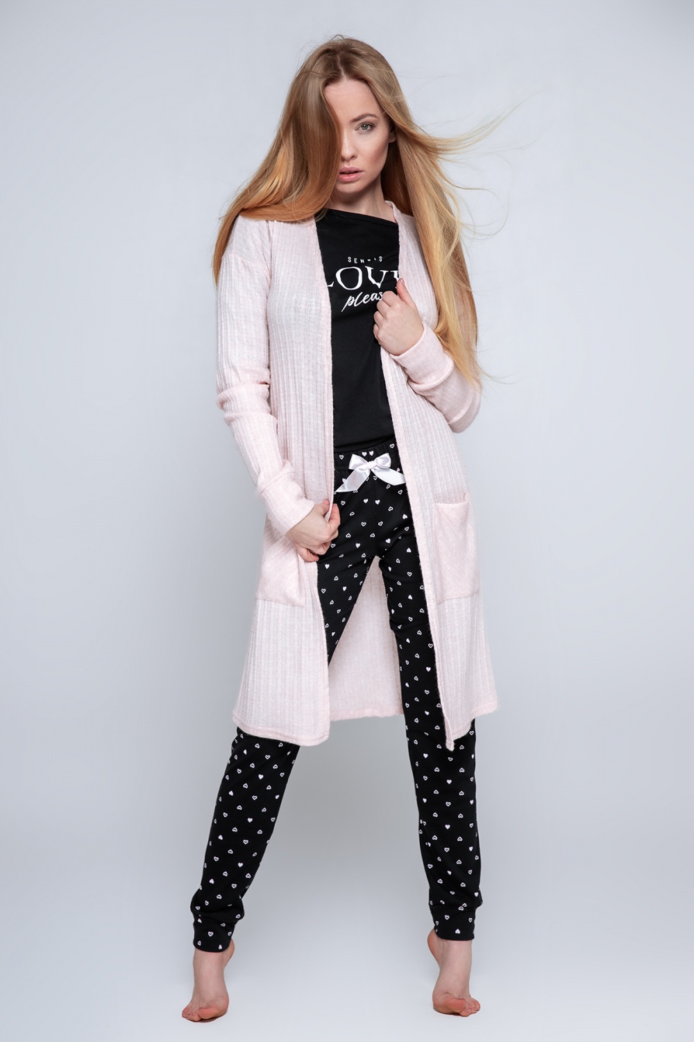 Sweter Kardigan Model Magnetism Pink - Sensis — zdjęcie 2