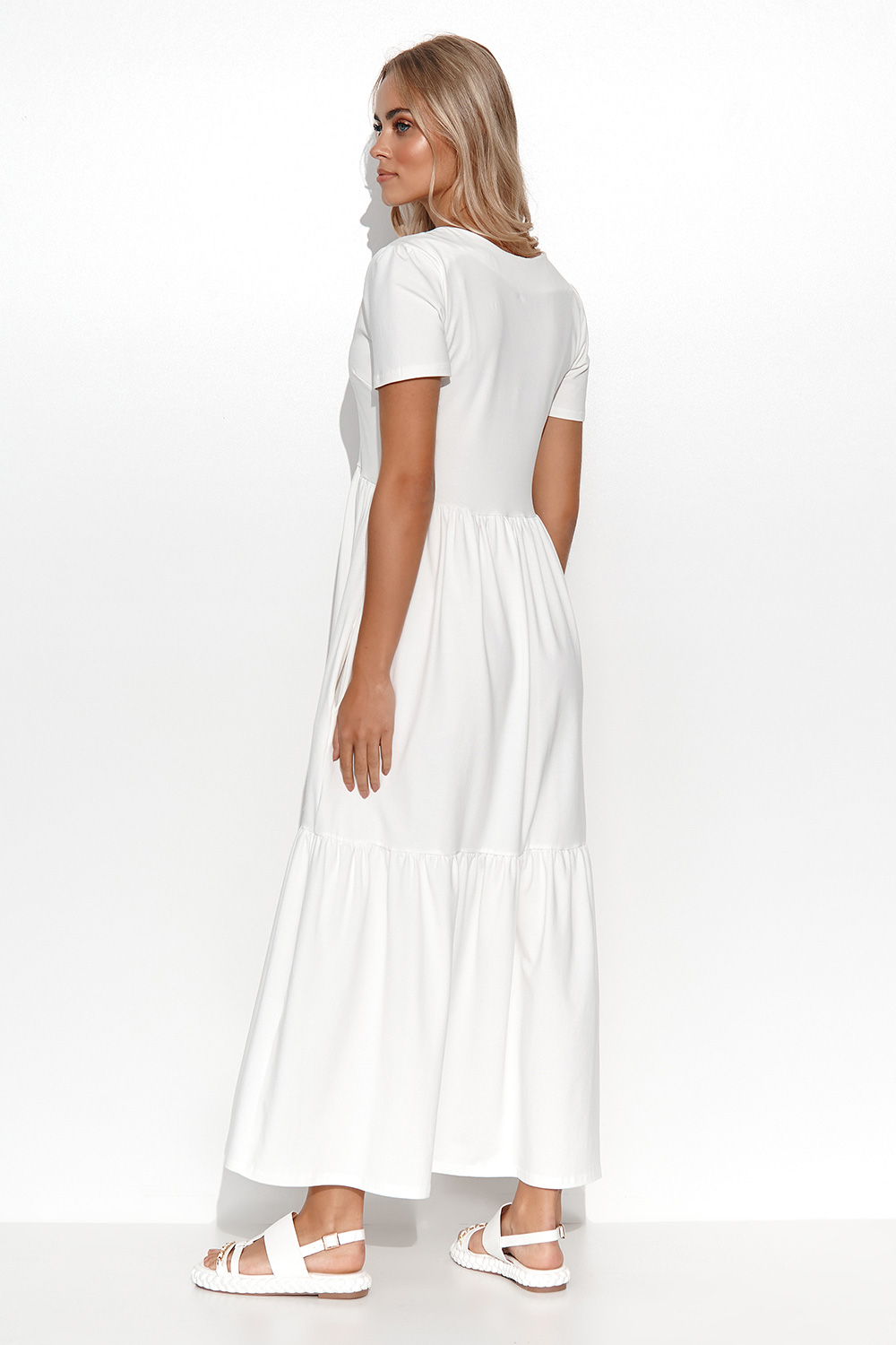 Sukienka Model M549 Śmietana - Makadamia — zdjęcie 2