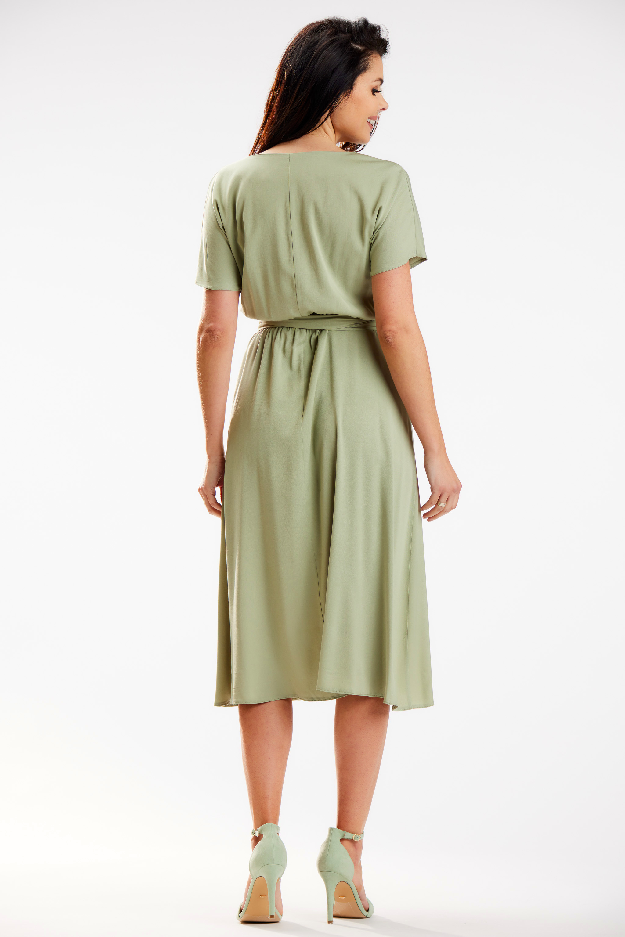 Sukienka Model A576 Green - awama — zdjęcie 2