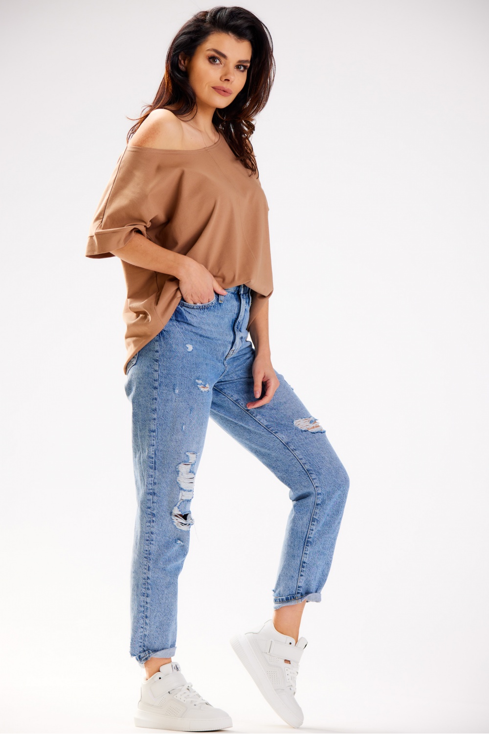 Bluzka Model M254 Beige - Infinite You — zdjęcie 2