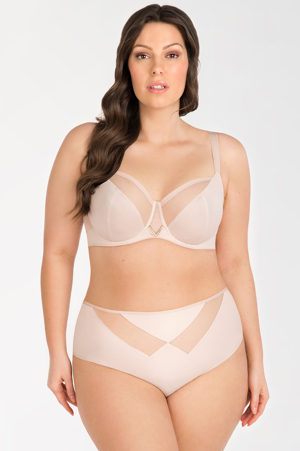 Biustonosz Soft Model Vicky K564 Beige - Gorsenia Lingerie — zdjęcie 2
