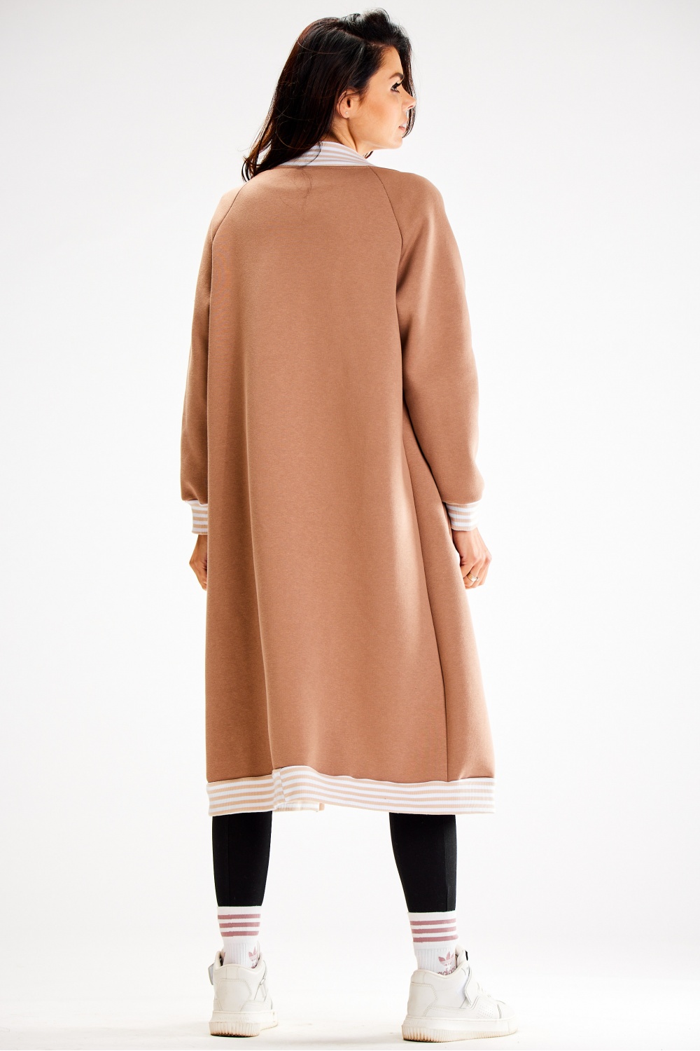 Bluza Damska Model A612 Beige - awama — zdjęcie 3