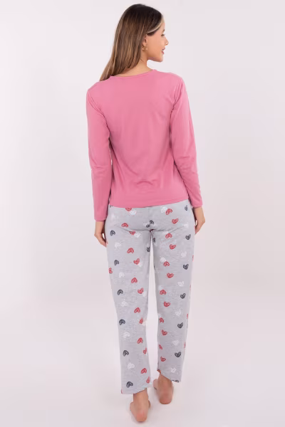 Piżama Damska Model DU-PI-FP-009.84 Pink - Forever Pink — zdjęcie 2