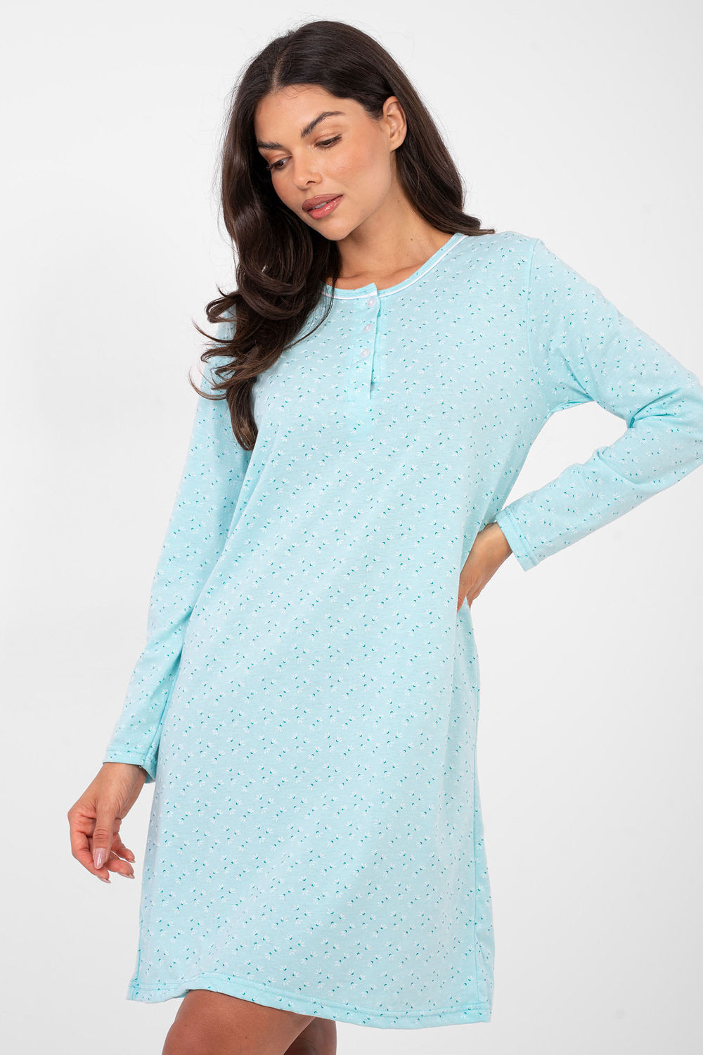 Koszulka nocna Koszula Nocna Model DU-KN-FP-105.36 mint - Forever Pink