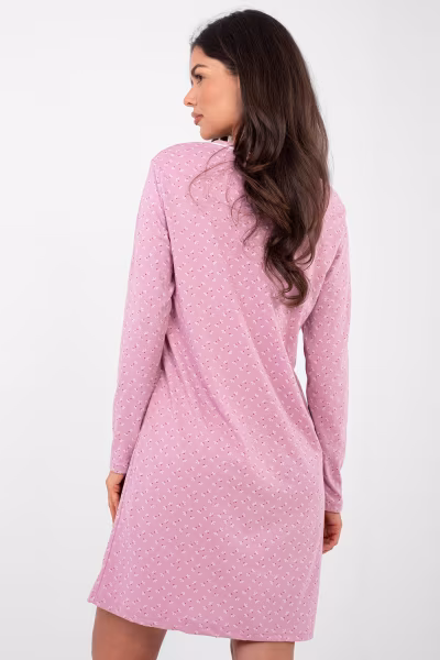 Koszulka nocna Koszula Nocna Model DU-KN-FP-105.36 Dark Pink - Forever Pink — zdjęcie 3
