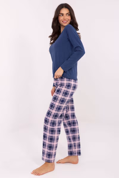 Piżama Damska Model DU-PI-FP-004.03 Dark Blue - Forever Pink — zdjęcie 2