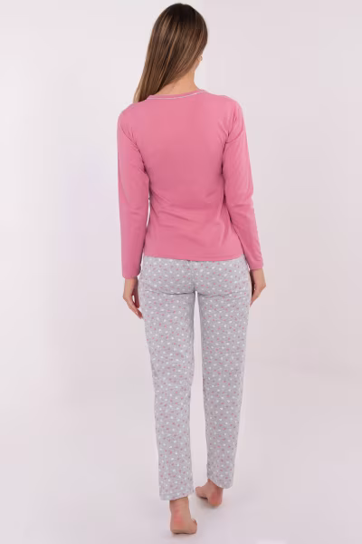 Piżama Damska Model DU-PI-FP-002.87 Pink - Forever Pink — zdjęcie 2