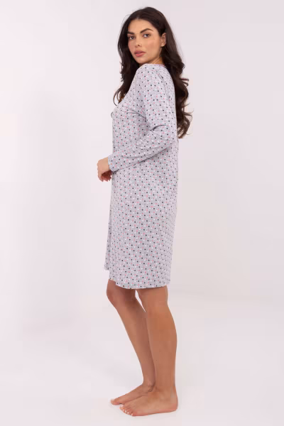 Koszulka nocna Koszula Nocna Model DU-KN-FP-104.26 Grey - Forever Pink — zdjęcie 2