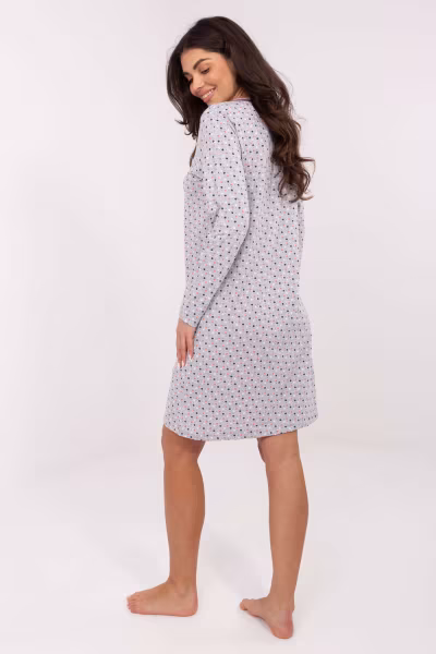Koszulka nocna Koszula Nocna Model DU-KN-FP-104.26 Grey - Forever Pink — zdjęcie 3