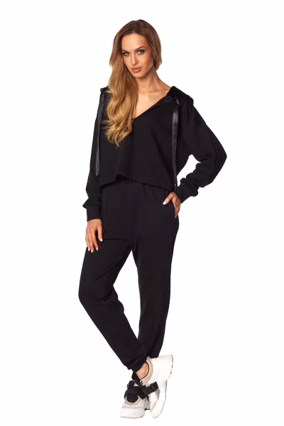 Piżama Komplet Model French Riviera SAL-PY-1163.III Black - Rossli — zdjęcie 1