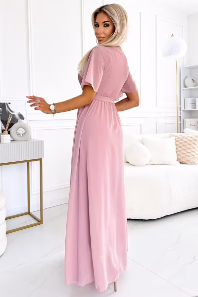 Sukienka Model 545-1 Powder Pink - Numoco — zdjęcie 2