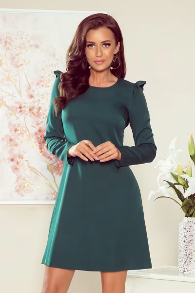 Sukienka Model Nell 264-1 Green - Numoco — zdjęcie 1
