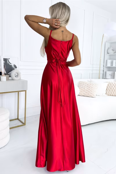 Sukienka Model Juliet 512-5 Red - Numoco — zdjęcie 2