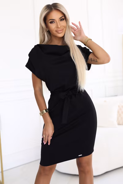 Sukienka Model Roxi 240-8 Black - Numoco — zdjęcie 2