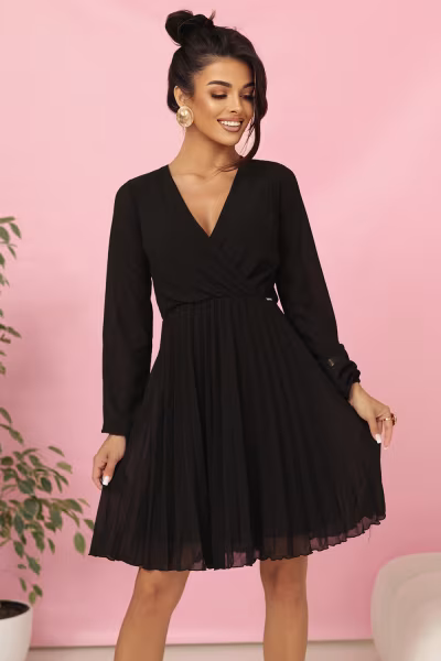 Sukienka Model Isabelle 313-17 Black - Numoco — zdjęcie 1
