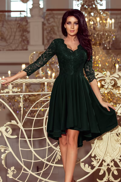 Sukienka Model Nicolle 210-3 Dark Green - Numoco — zdjęcie 1