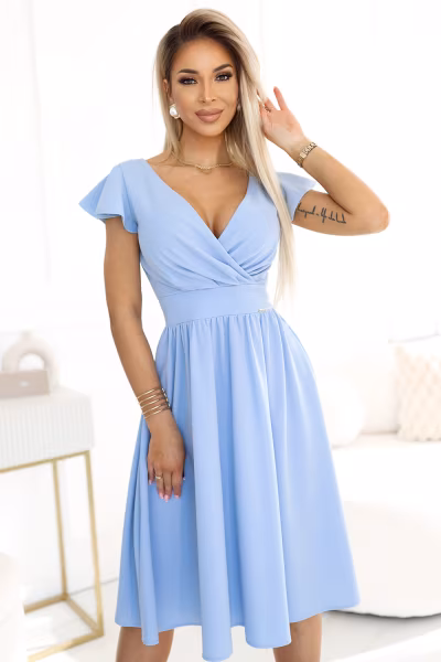Sukienka Model Matilde 425-12 Błękit - Numoco — zdjęcie 1